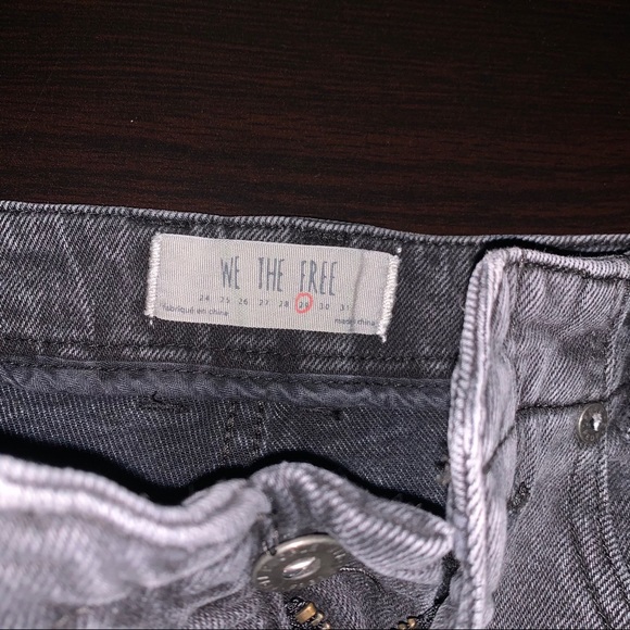 Free People Shes All That Black Denim Mini Skirt - Picture 5 of 7